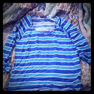 Violet & Claire Striped Blouse (see size notes) M7